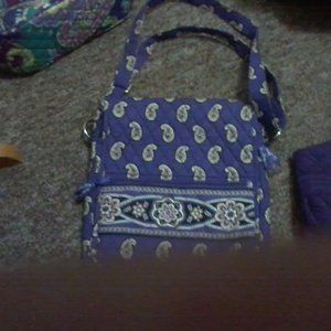 vera bradley purse and purple camo purse